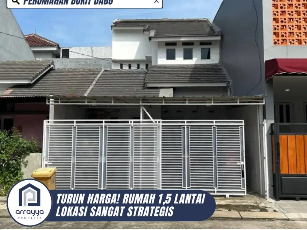 DIJUAL RUMAH CANTIK 2 LANTAI SIAO HUNI DI BUKIT DAGO (MR24)