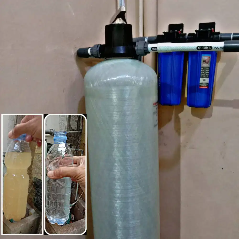 paket komplit filter air sumur bersih