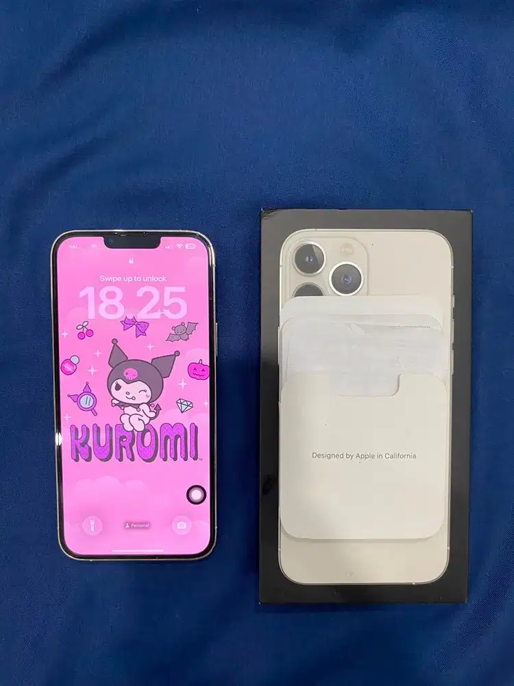 iPhone 13 Pro Max 512gb Silver Fullset kondisi spesial