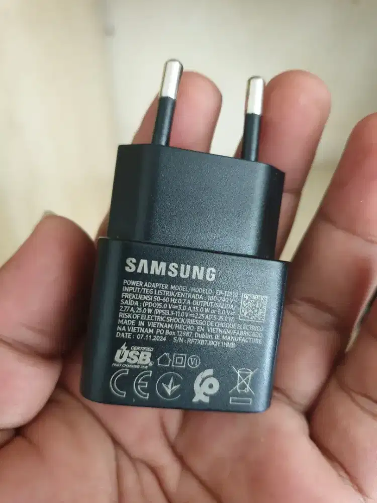 Batok charger ori samsung 25 watt