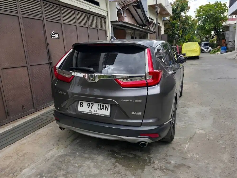 Honda CR-V CRV Prestige Sunroof 1.5 Turbo Matic AT Tahun 2018 Abu 2017