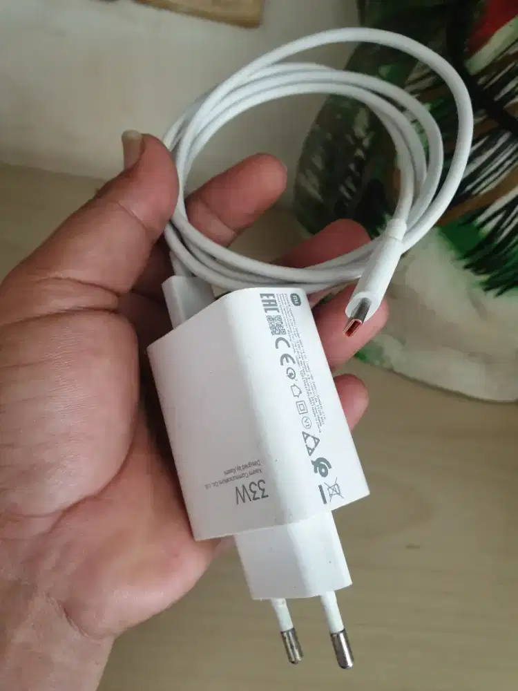 Charger ori xiaomi bawaan note 10 pro