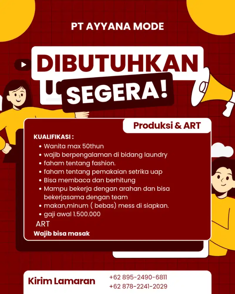 ART SERABUTAN bisa masak