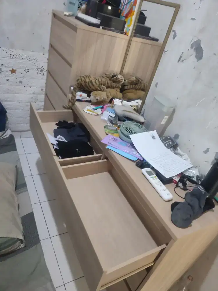 Lemari laci pakaian 2 set