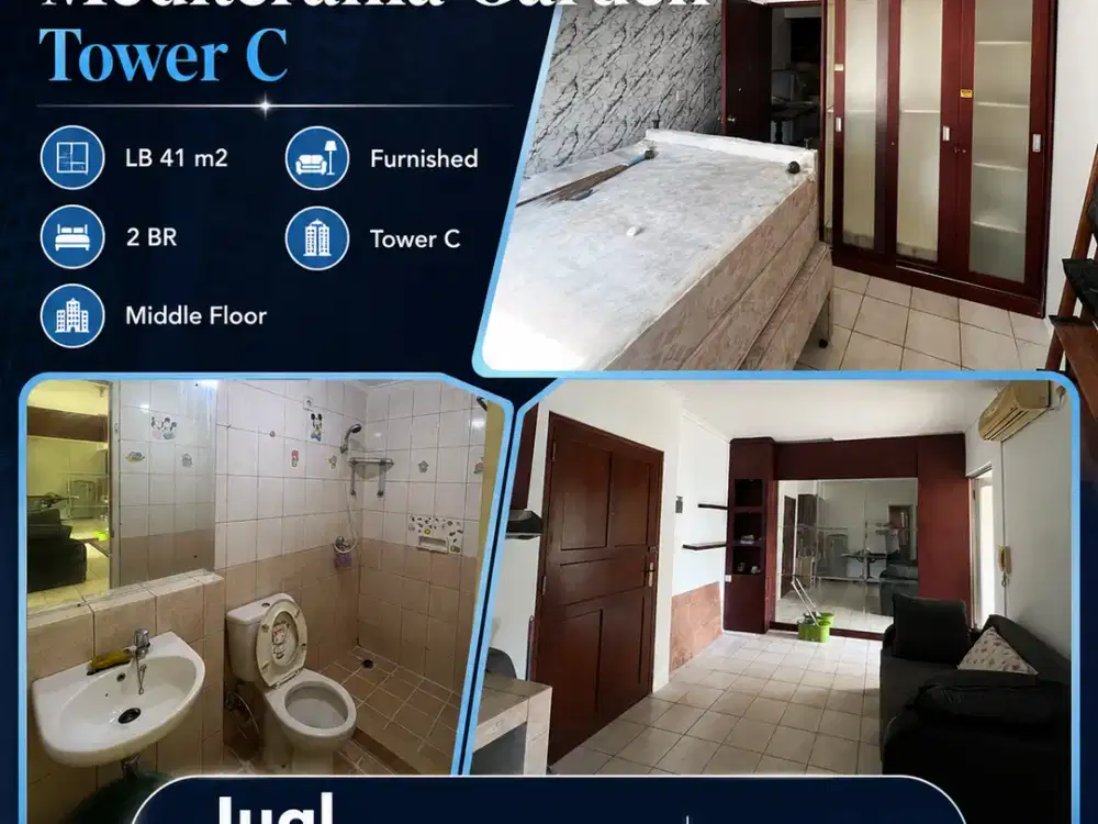 Jual Cepat Apartemen Mediterania 1 Lokasi Strategis Dekat Kampus, Mall Dan Transportasi Umum