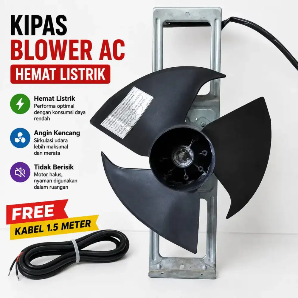 kipas blower AC hemat listrik