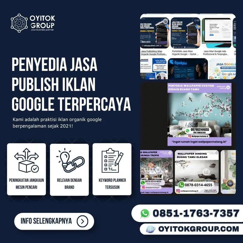 PENYEDIA JASA PUBLISH IKLAN GOOGLE TERPERCAYA