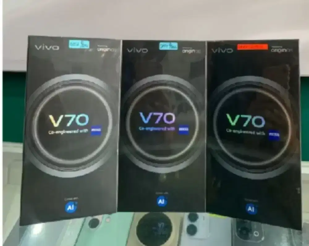 TerMurah New Vivo V70 5G 8/256 grs resmi, BS kredit/bs TT