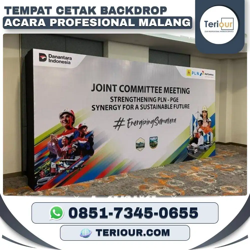TEMPAT CETAK BACKDROP ACARA PROFESIONAL MALANG