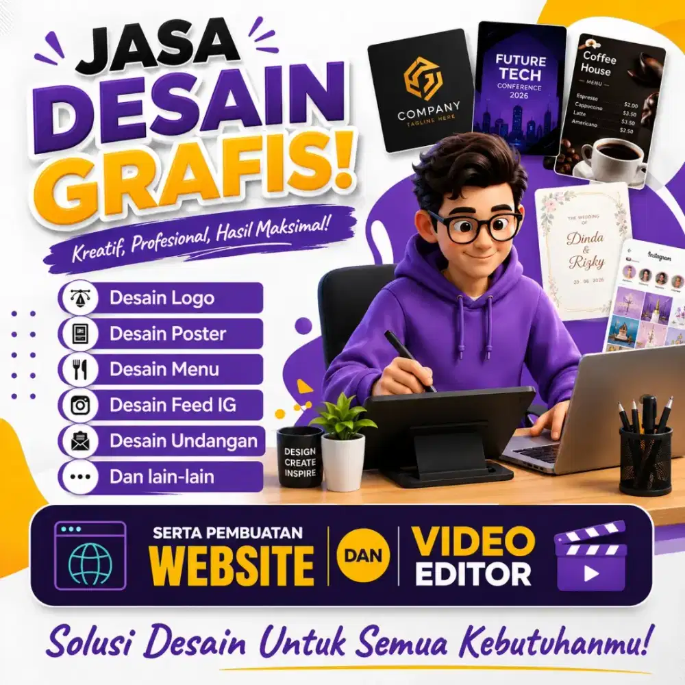 Jasa Desain Grafis Online/Freelance