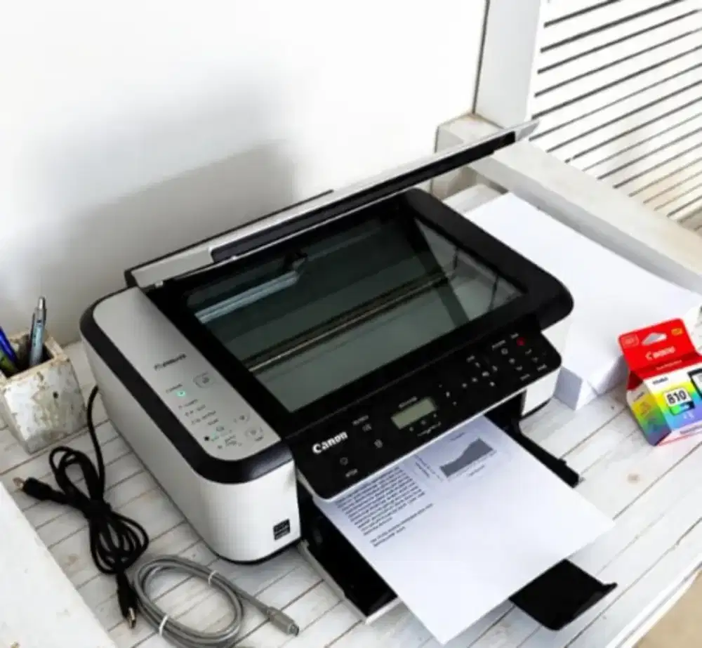 Printer mp258 kondisi normal full nozzle siap pakai cetakan bagus