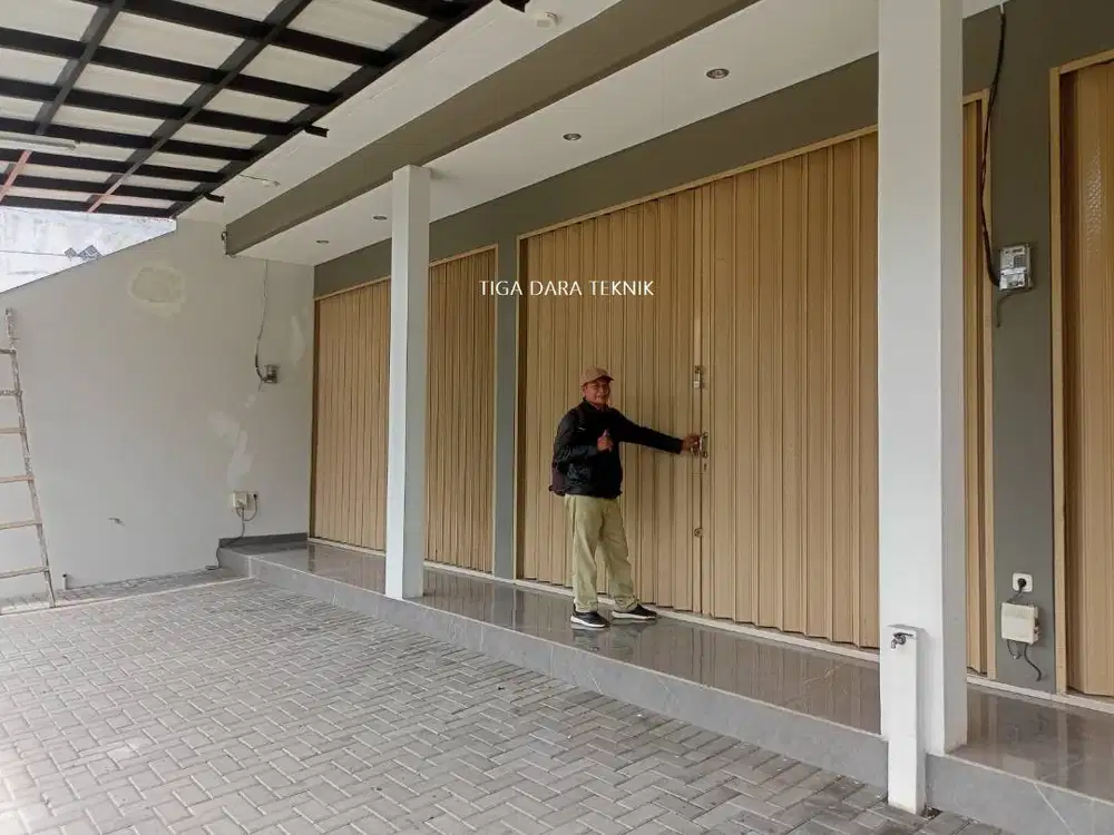 Solusi Pintu Garasi dengan Folding Gate / Pintu Besi Lipat