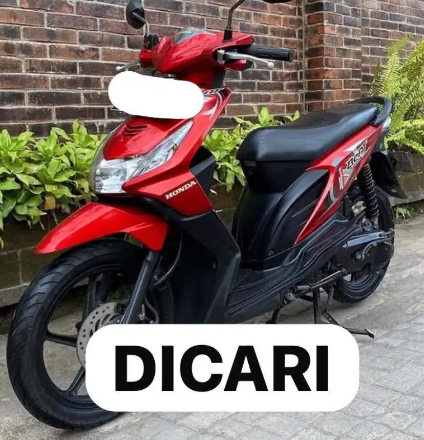 Di Cari Honda Beat 2009 Ke Atas Beat Karbu 2010 Beat 2011 Beat 2012