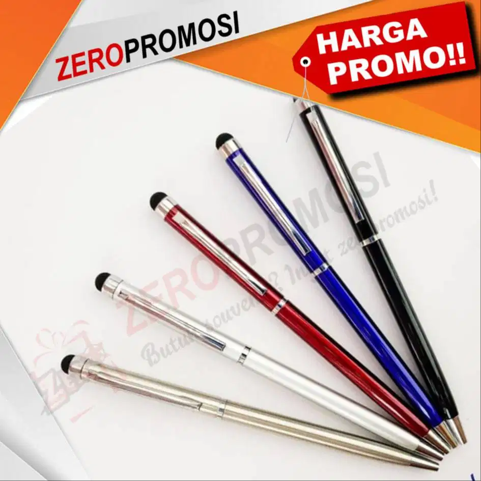 Pulpen Besi BP ICI Stylus Custom Logo Elegan untuk Souvenir Promosi