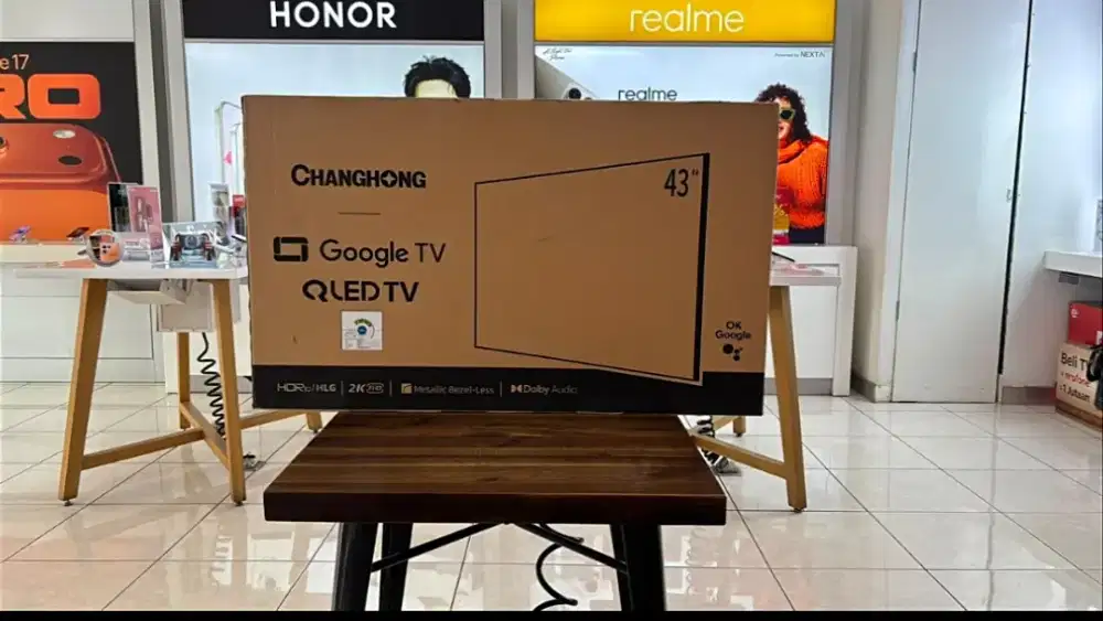 Promo Cash atau Cicilan TV QLEED Google TV 32/43/55/65 Inchi