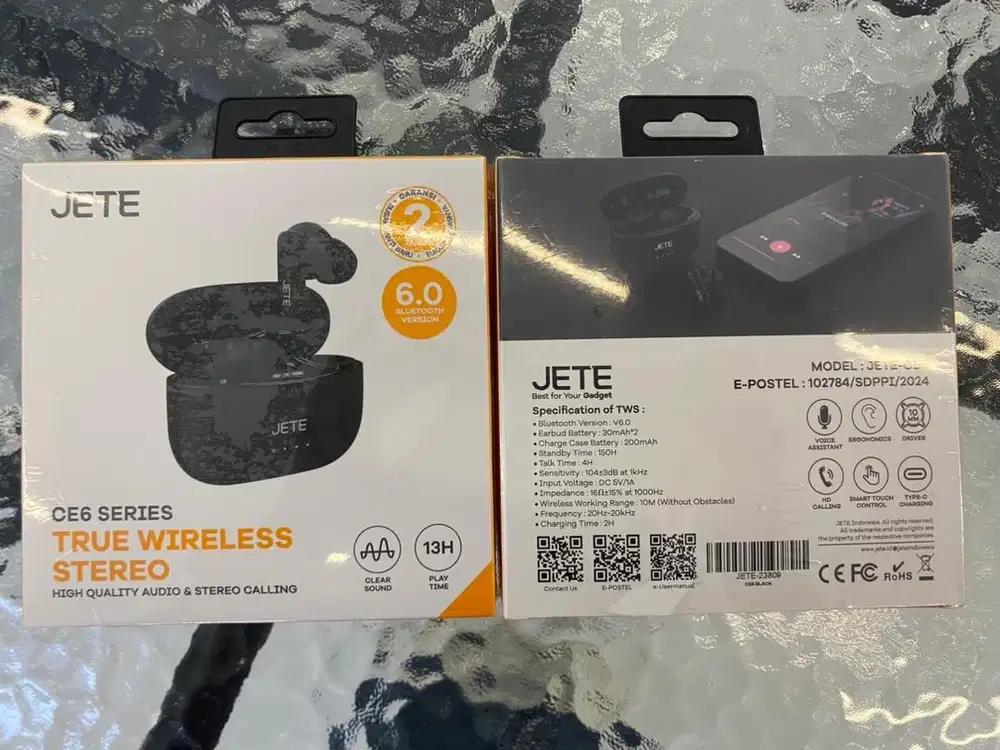 HF TWS Jete CE6 Series Black