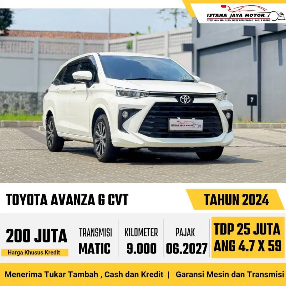 [KM 9RB] NEW FACELIFT !! Toyota Avanza G 1.5 Automatic 2024