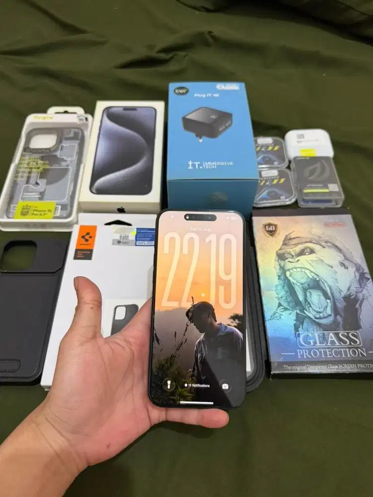 Iphone 15 Pro Max Ibox 256GB, Tangan Pertama, Second, COD