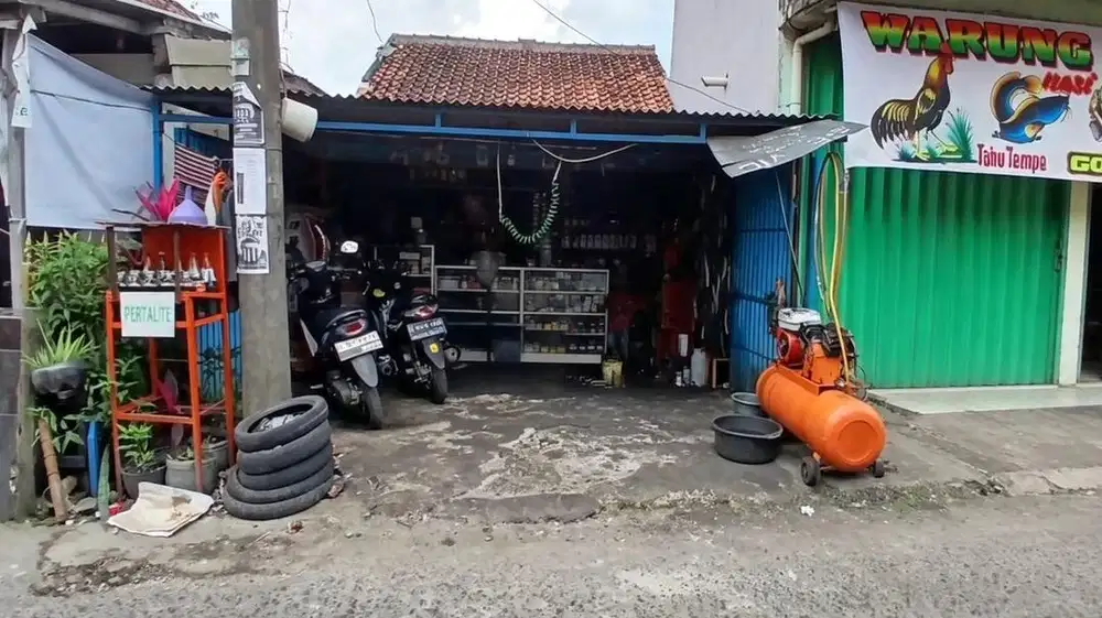 JUAL TANAH + BANGUNAN, LOKASI STRATEGIS & AREA RAMAI – TAPOS DEPOK