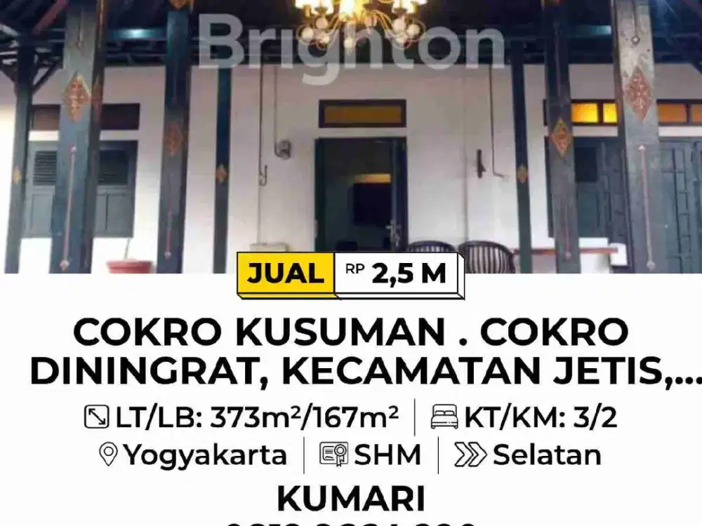 Rumah Joglo di Yogyakarta