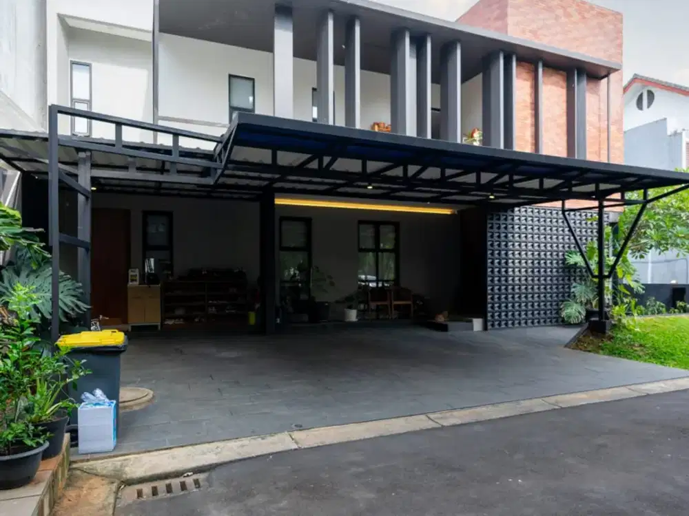 Dijual Rumah Mewah Dalam Cluster Semi Furnished Ada Swimminng Pool Lokasi Strategis Dekat Global Jaya School di Emerald Bintaro Tangsel Gb 18042