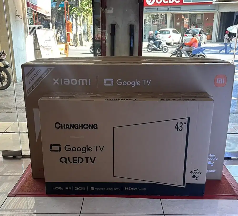 Promo Cash atau Cicilan TV QLEED Google TV 32/43/55/65 Inchi