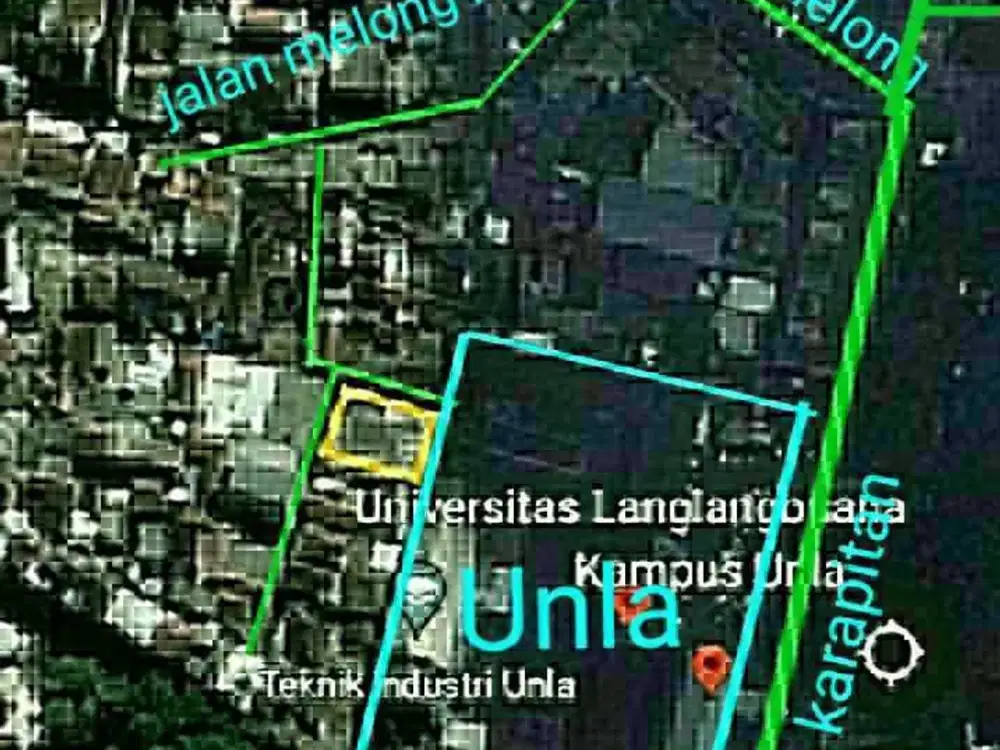 Dijual rumah hook hitung tanah di sayap Cikawao