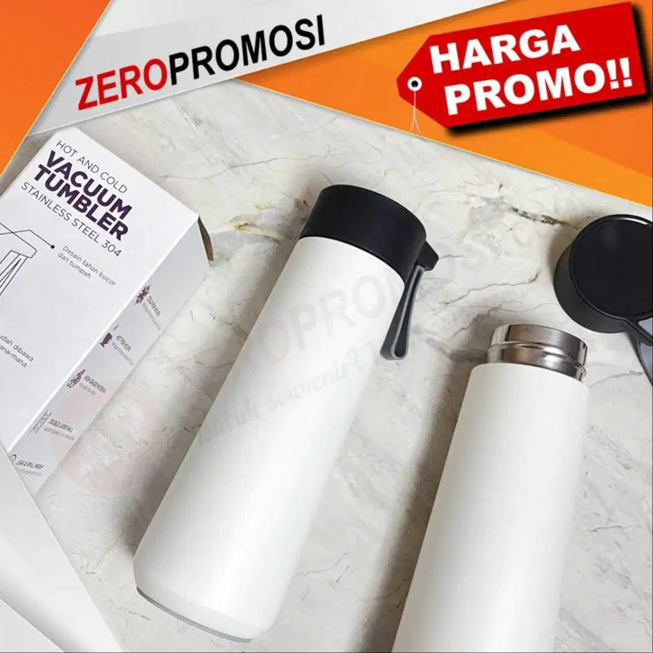 Tumbler Thermos Zenith 420ml Custom Logo untuk Souvenir Premium