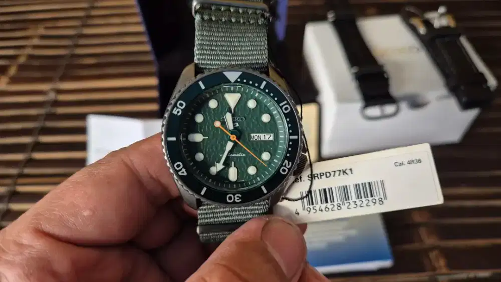 SEIKO 5 SRPD77K1 AutoMatic New Garansi