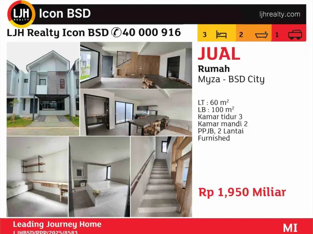 Di Jual Rumah Myza BSD City