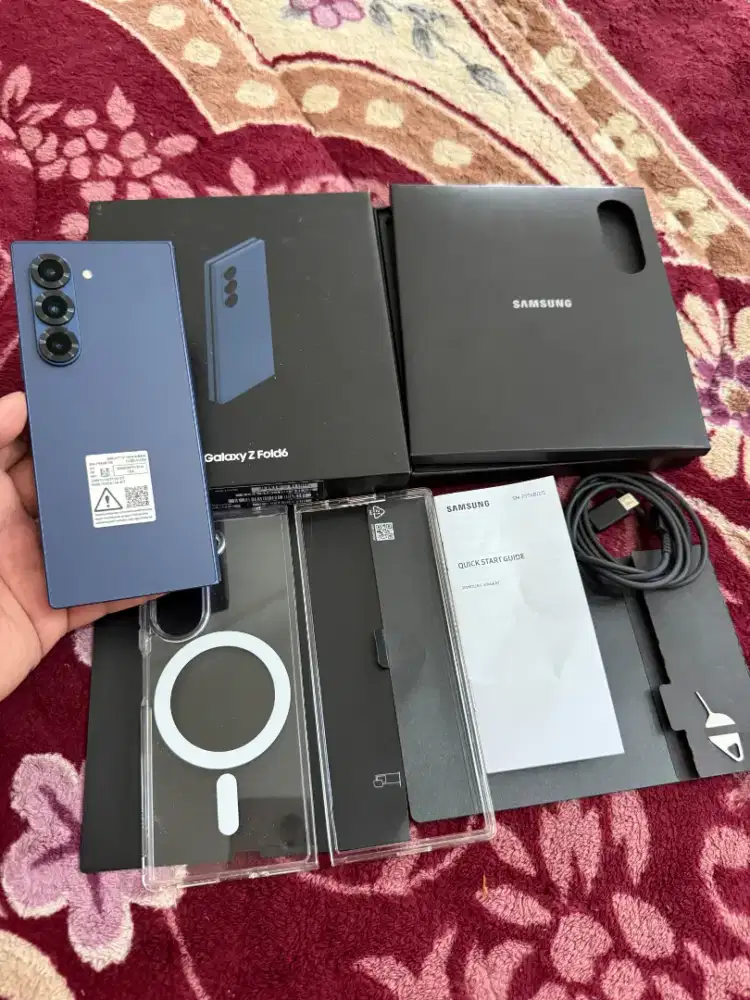samsung Z fold 6 ram 12/256gb resmi sein,fulset original,istimewa