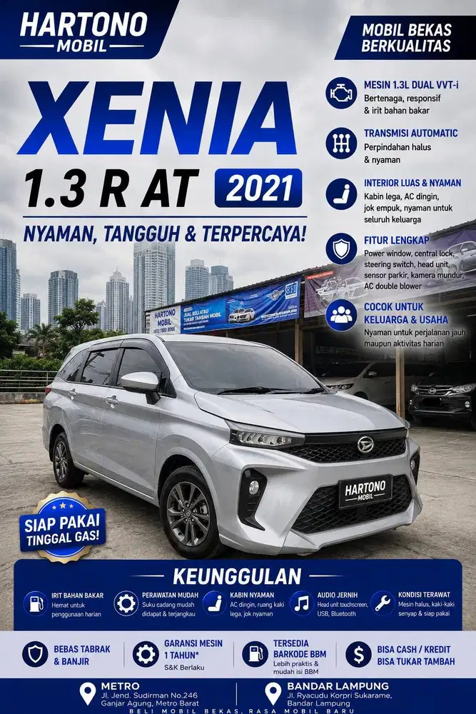 XENIA 1.3 R Autometik 2021 Istimewa