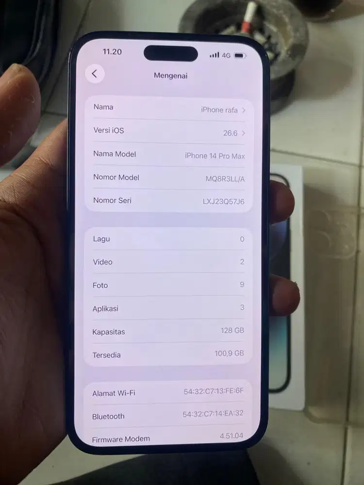 Iphone 14 pro max 128