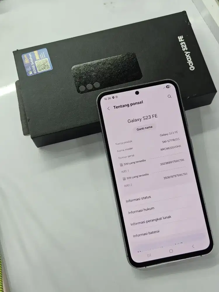 Samsung s23  fe 8/128 gb garansi resmi sein