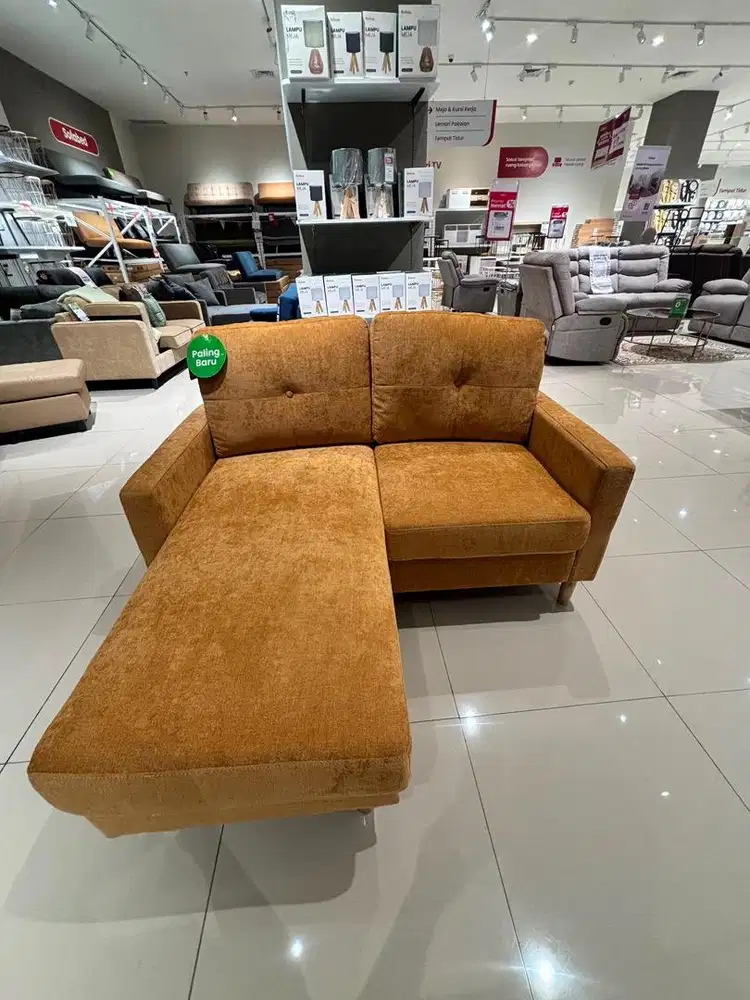 Sofa L Fabric Baru