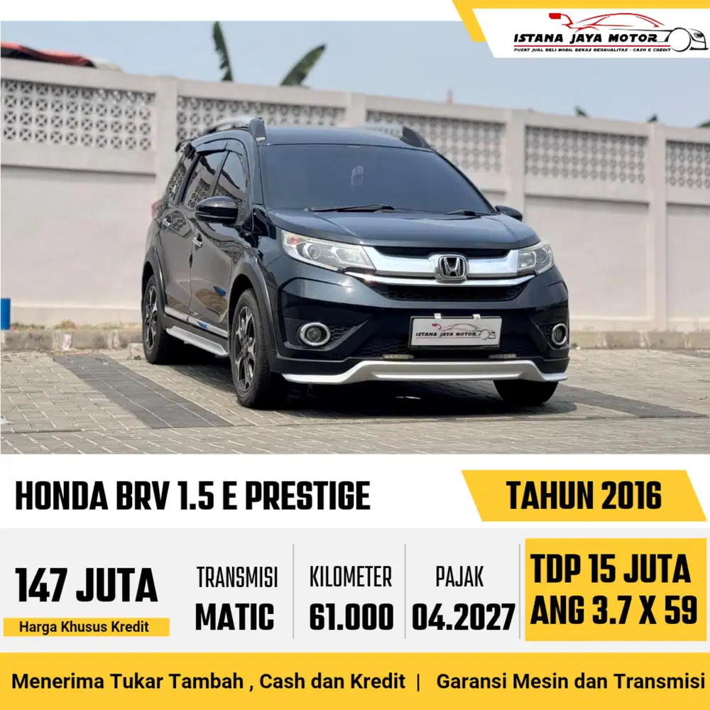 HONDA BRV 1.5 E PRESTIGE 2016