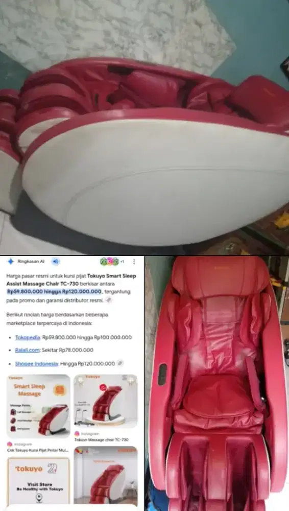 Kursi pijat / massage chair