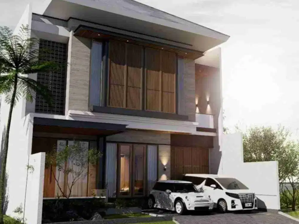 Rumah Baru 2 Lantai di Perumahan Araya Golf Malang