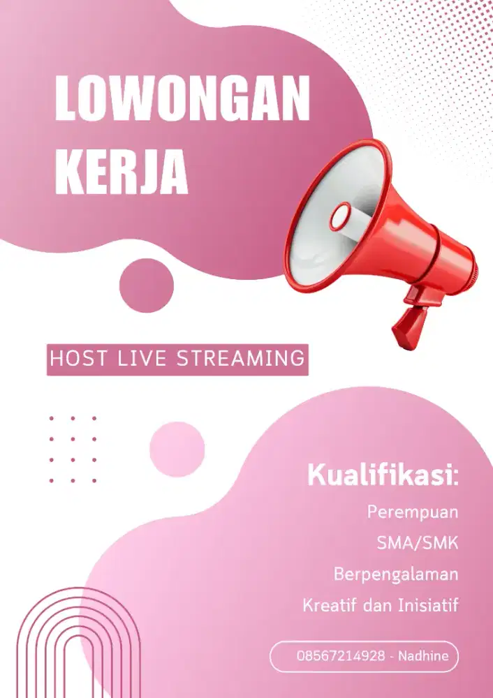 LOWONGAN HOSTLIVE