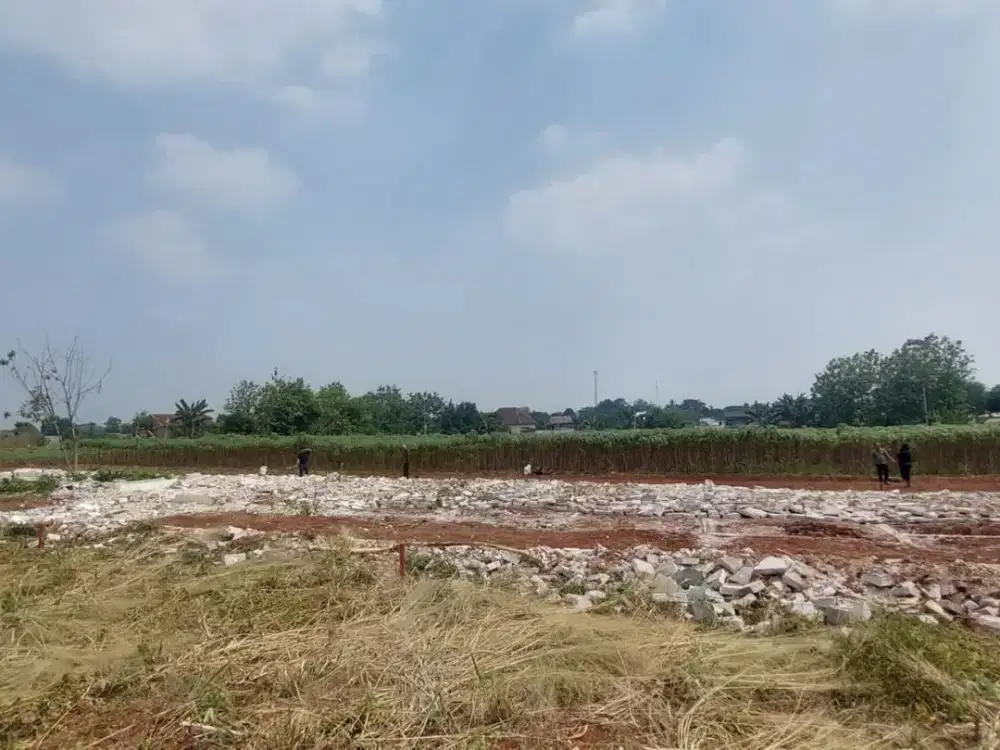 Hanya 1 Jt-an Permeter Tanah Kavling SHM Dekat Stasiun Citayam