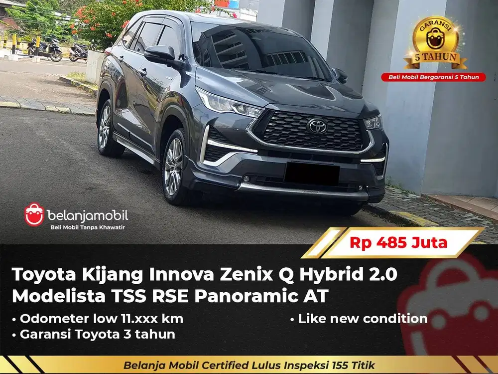 [LOW KM 11RB] Toyota Innova Zenix Q Hybrid Modelista TSS RSE 2024/2025