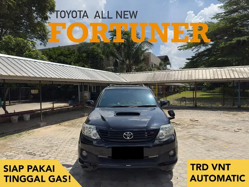 New Toyota FORTUNER TRD Vnt G 2.5 AT Automatic Thn 2014 BG Palembang