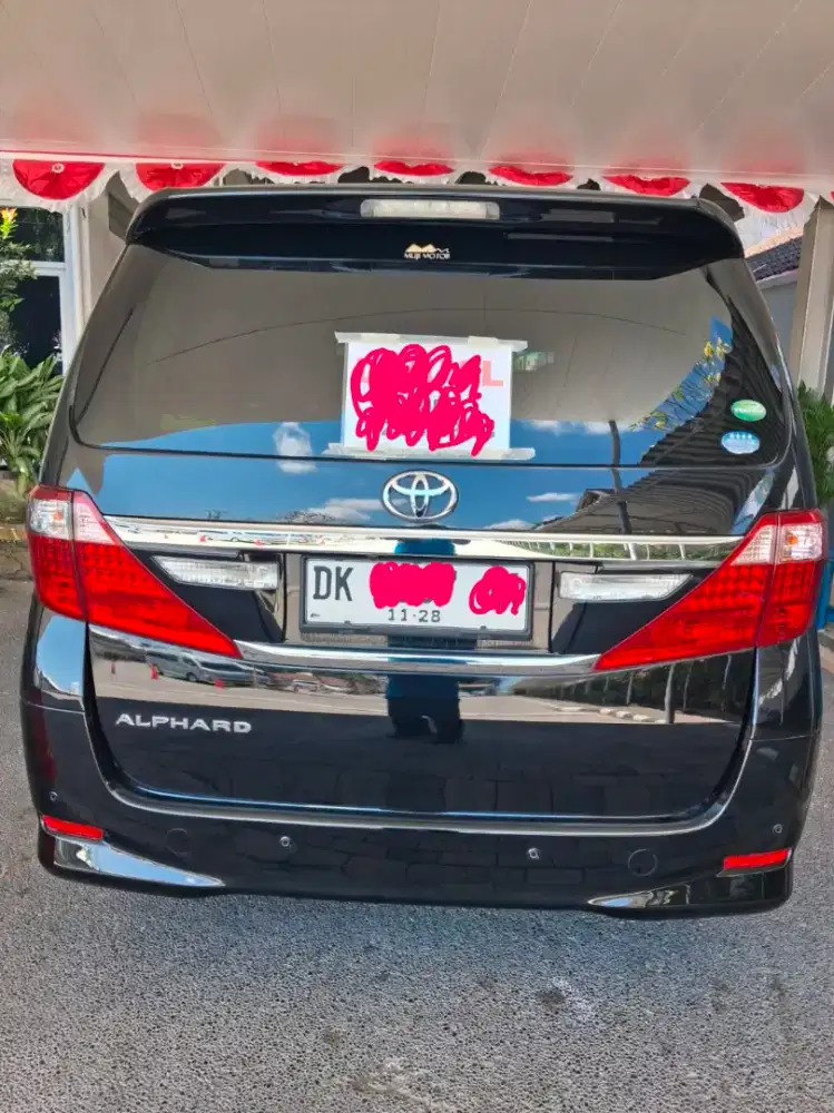 Jual Cepat: Alphard 2.4 X 2013 | Plt DK | Eks Direktur. Harga Nego