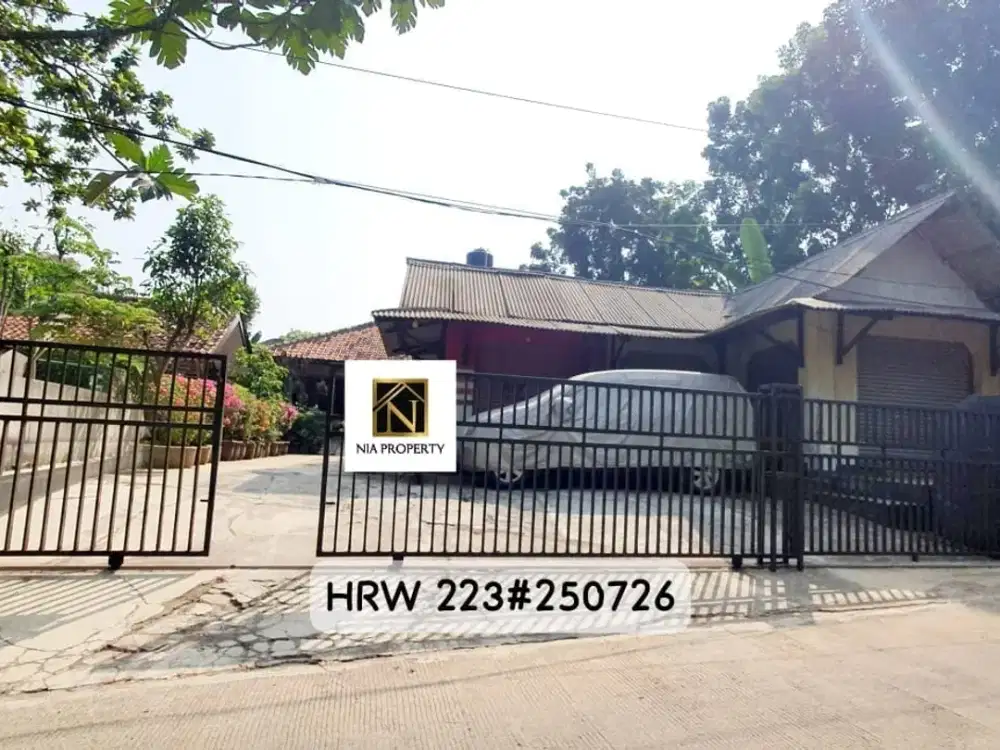 DIJUAL TANAH 566 m² BONUS RUMAH & KEBUN DI LEUWINANGGUNG, TAPOS, DEPOK CIBUBUR