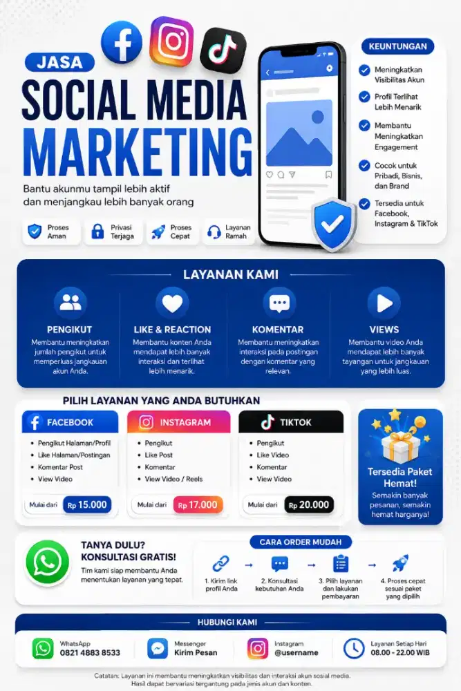 Jasa Sosial media Menaikan Followers