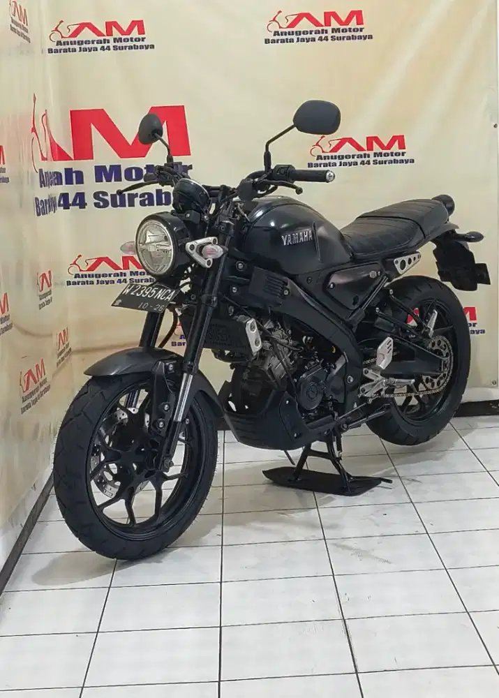 Nopol Baru Yamaha XSR 155 Tahun 2021 Warna Hitam