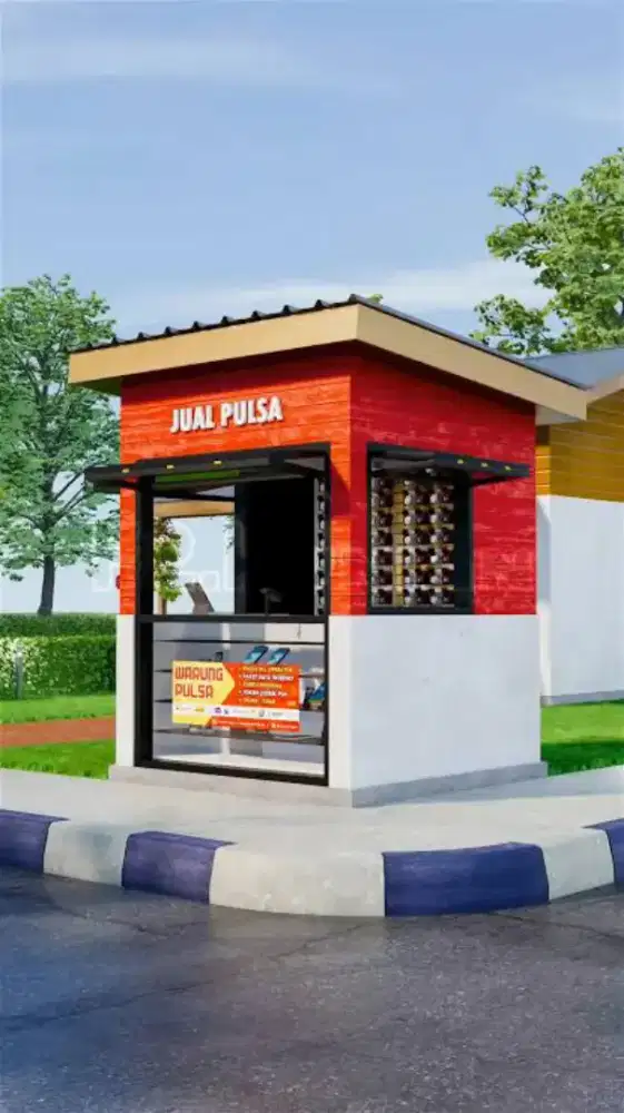 Penjaga konter pulsa
