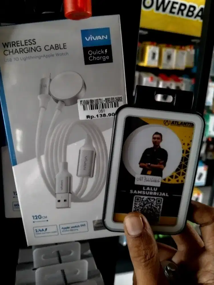 VIVAN VW01 USB TO L+WIRELESS CHARGE| ATLANTIS DAHSYAT