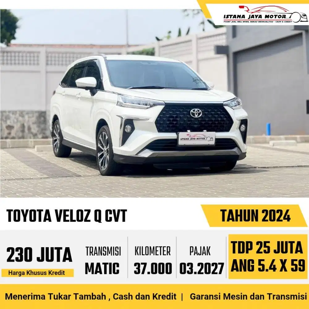 [FULL RECORD] Toyota Veloz Q CVT 1.5 Automatic 2024 Putih