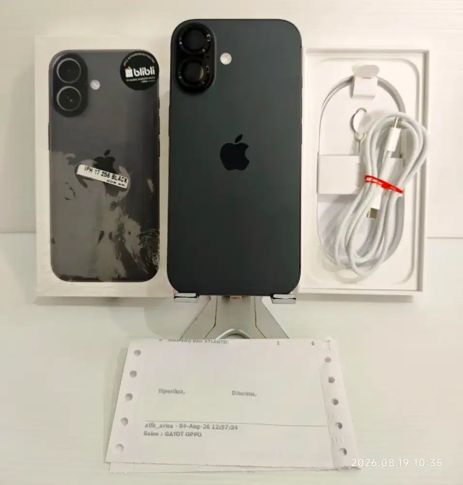 Ip 17 256 Gb BLIBLI Garansi 2 Th Istimewa Baru 2 minggu bs TT/BT